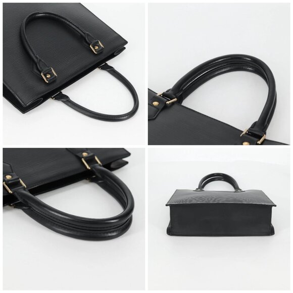 LOUIS VUITTON Epi Sac Plat PM Hand Bag Black M58658 LV Auth 141997V - Picture 15 of 16